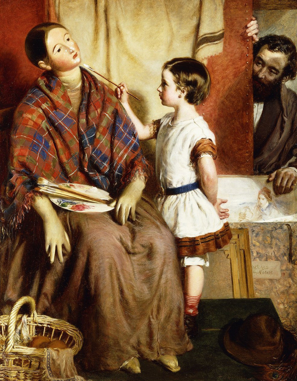 第一次尝试，1860年 作者 托马斯·约翰·休斯