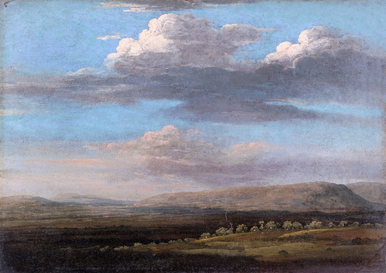 拉德诺尔郡的风景》，1776年 作者 托马斯·琼斯