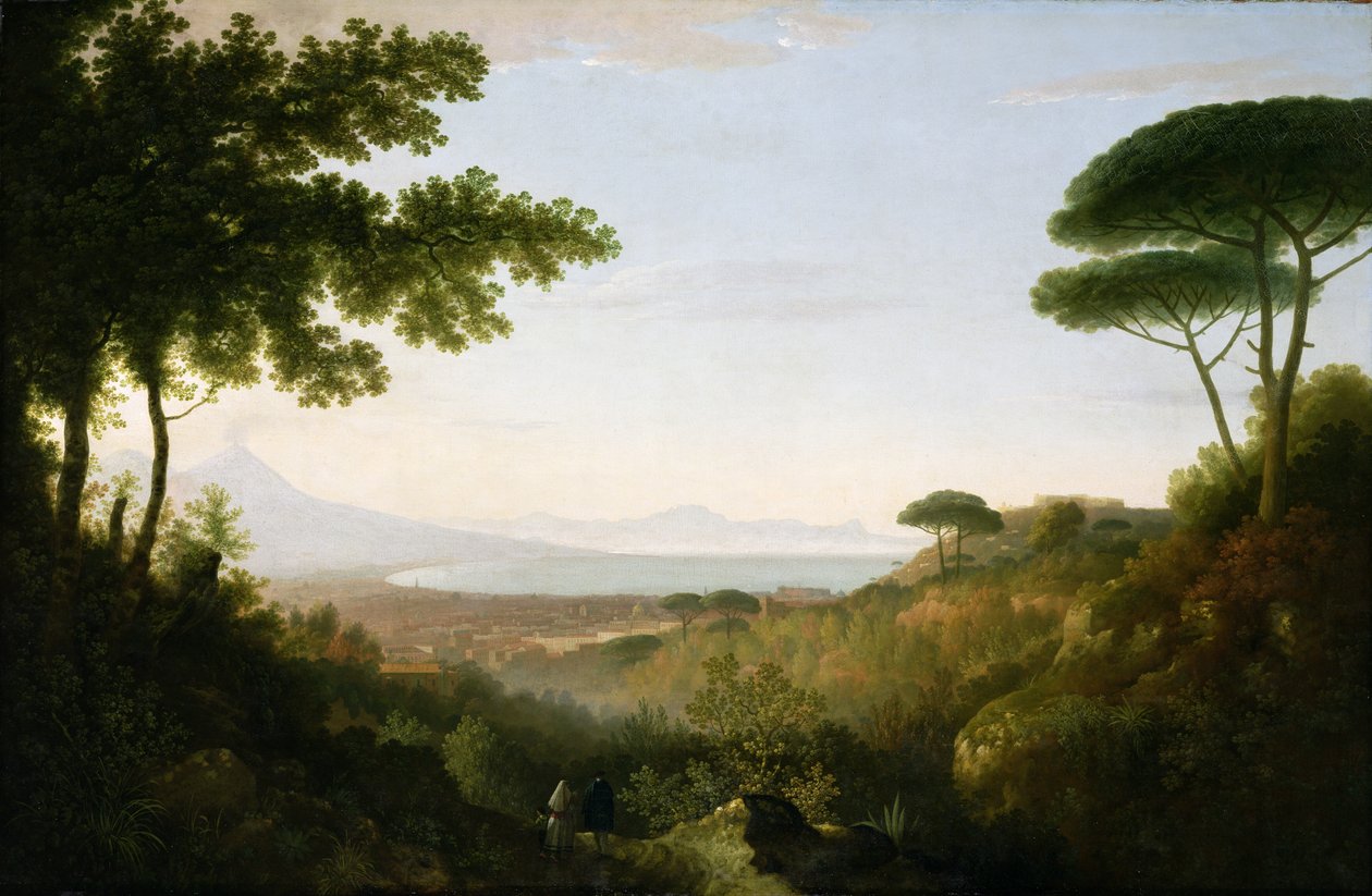 那不勒斯湾，约 1778 年（布面油画） 作者 托马斯·琼斯