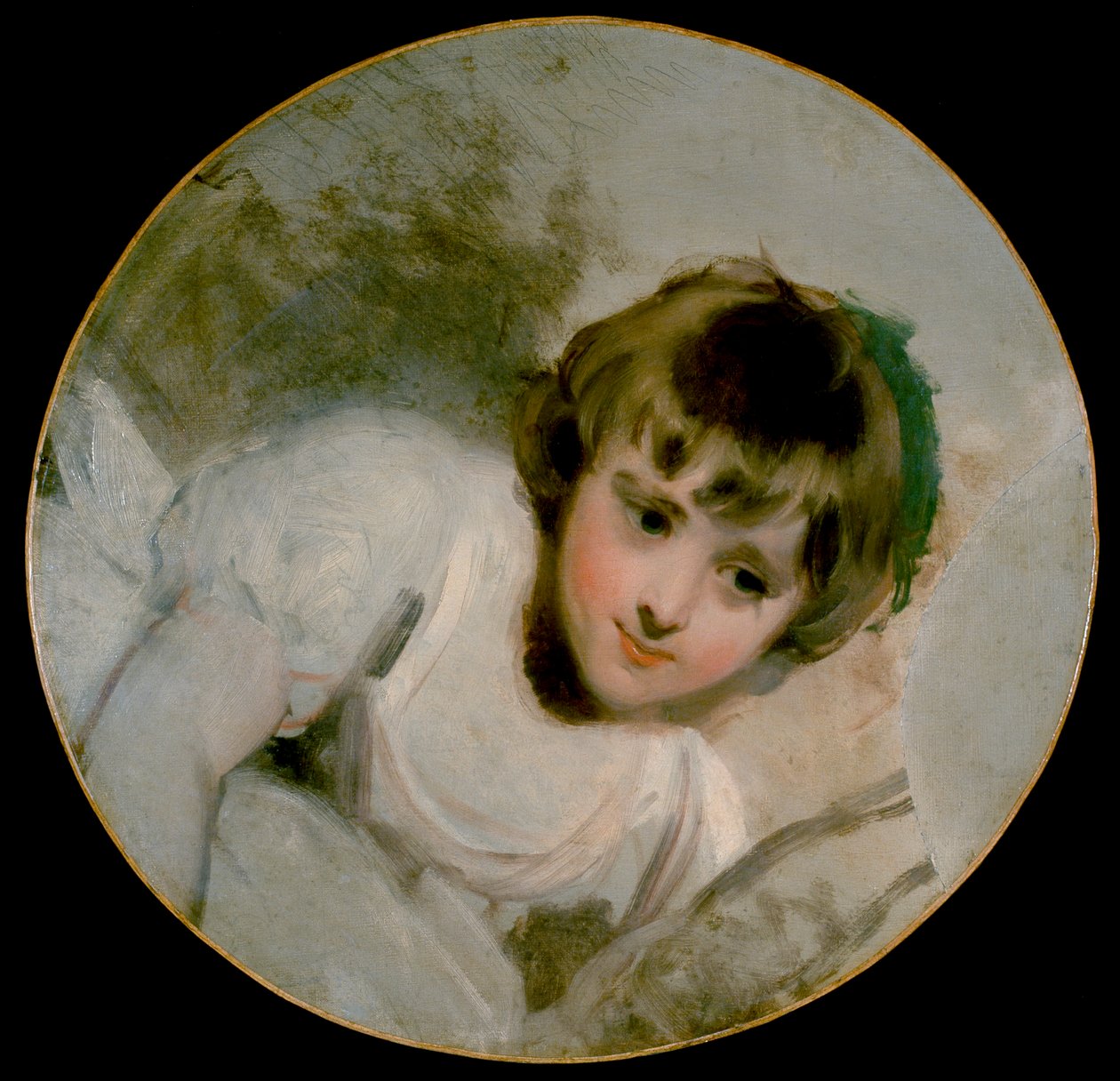 一个孩子，约1780-1830。 作者 托马斯·劳伦斯