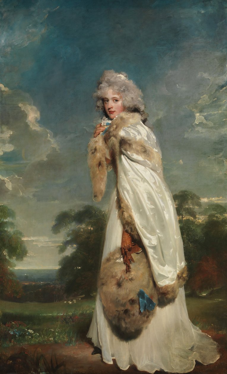 伊丽莎白·法伦（Elizabeth Farren）大约1759年出生，1829年去世，1790年后来的德比伯爵夫人。 作者 托马斯·劳伦斯
