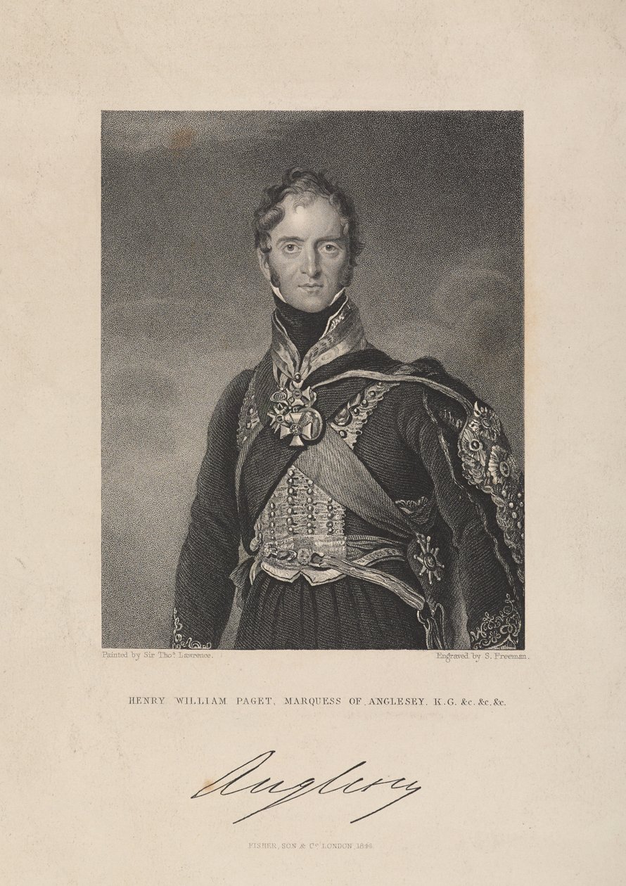 亨利·威廉·佩吉特（Henry William Paget），安格尔西（Anglesey KG）侯爵，1846 作者 托马斯·劳伦斯