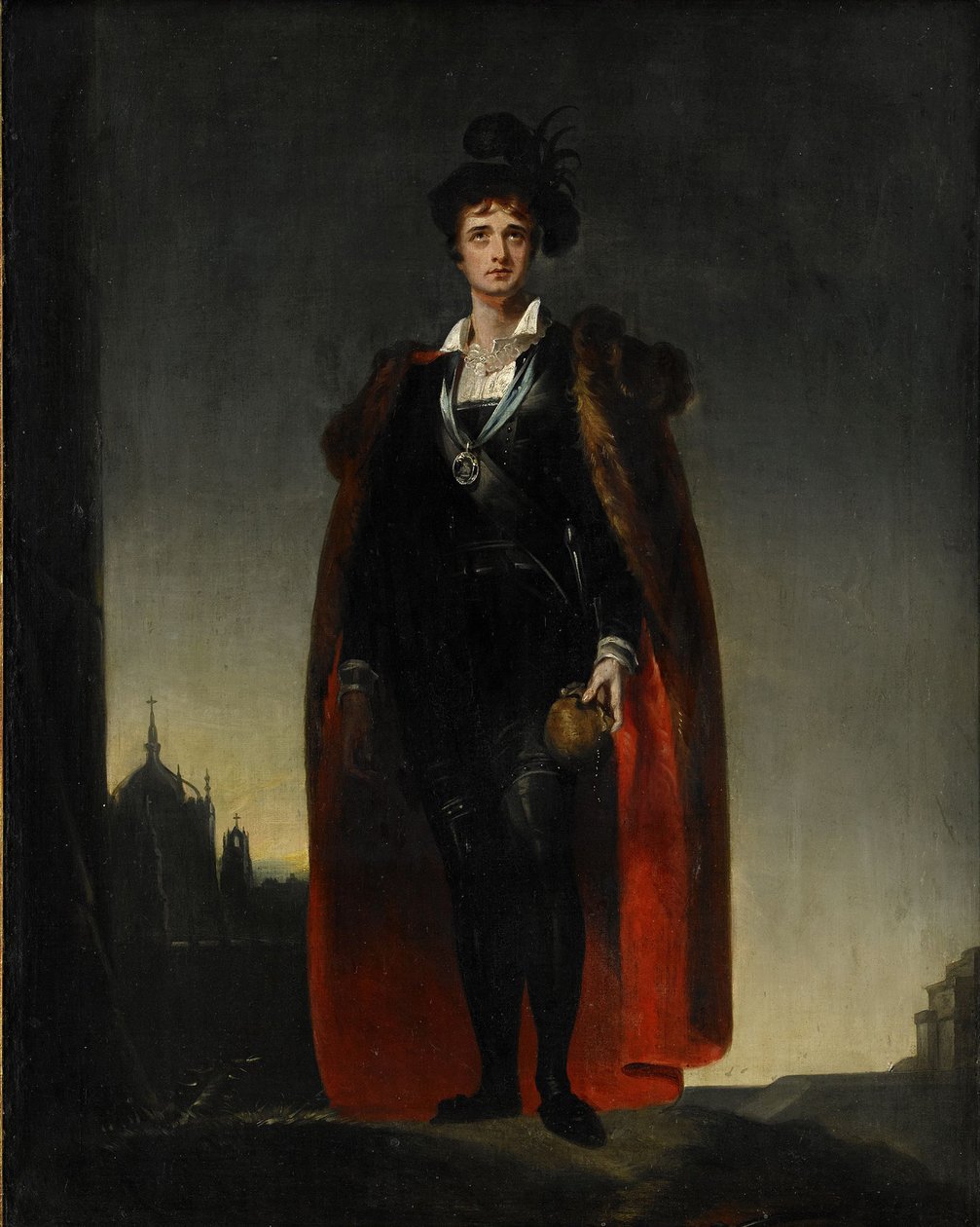 约翰·菲利普·肯布尔（John Philip Kemble）饰哈姆雷特（Hamlet） 作者 托马斯·劳伦斯