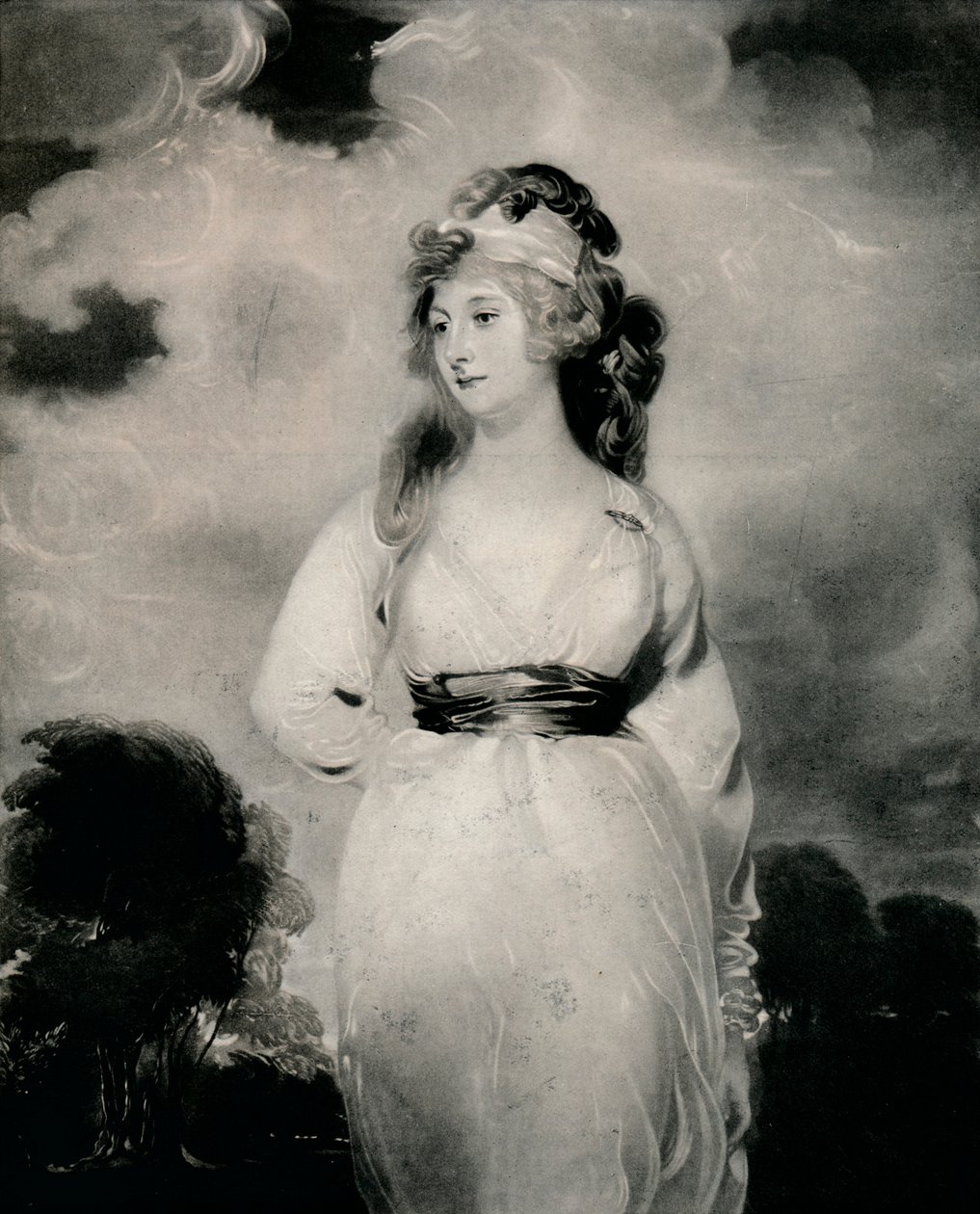 阿米莉亚·安妮·霍巴特夫人（Vinceess Castlereagh），伦敦德里的侯爵夫人，c1800，1 作者 托马斯·劳伦斯