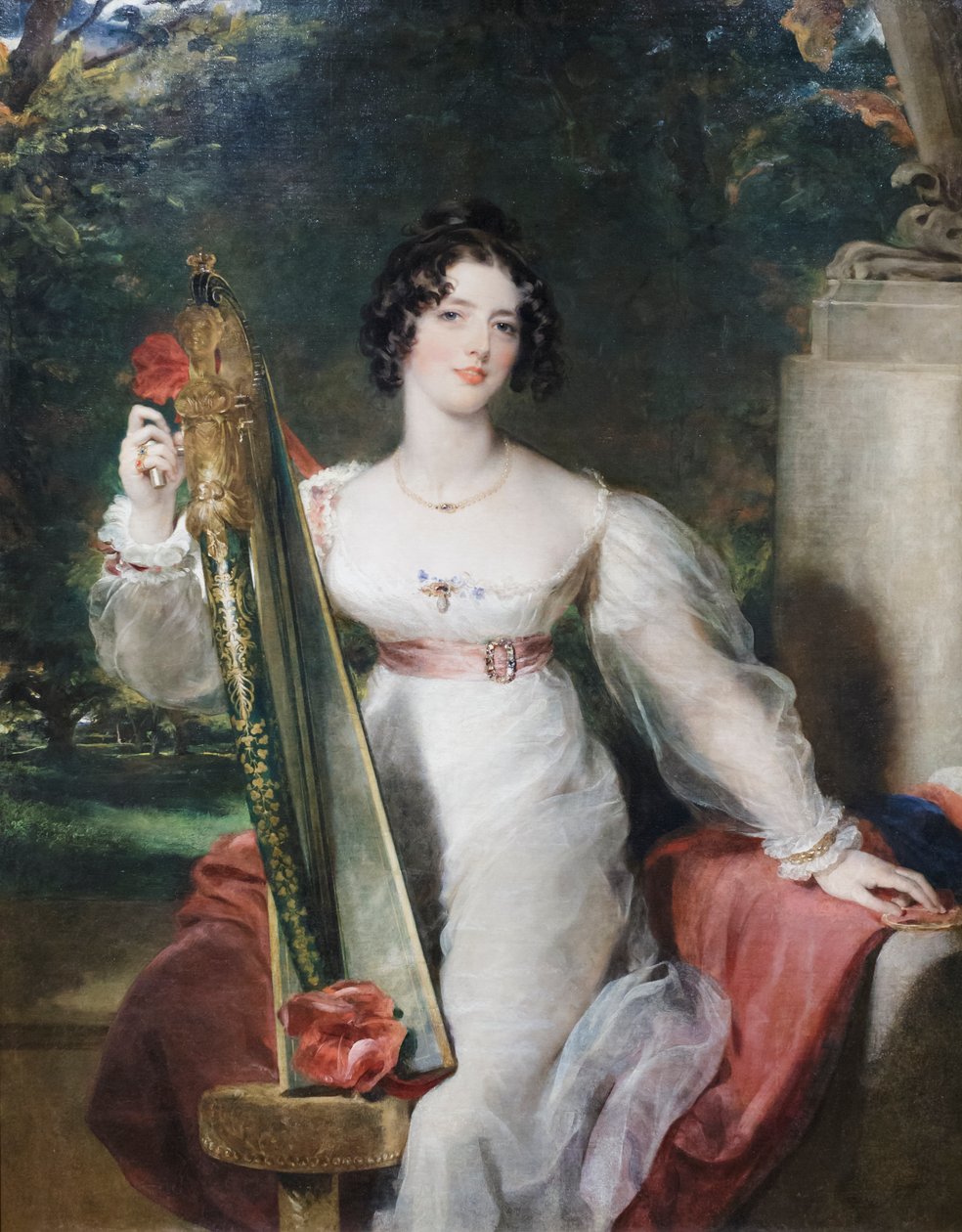 伊丽莎白-康宁汉姆夫人肖像（1769-1861 年）（布面油画） 作者 托马斯·劳伦斯