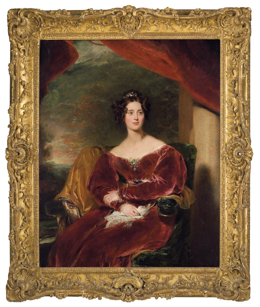 威尔顿伯爵夫人玛丽的肖像，1829年 作者 托马斯·劳伦斯