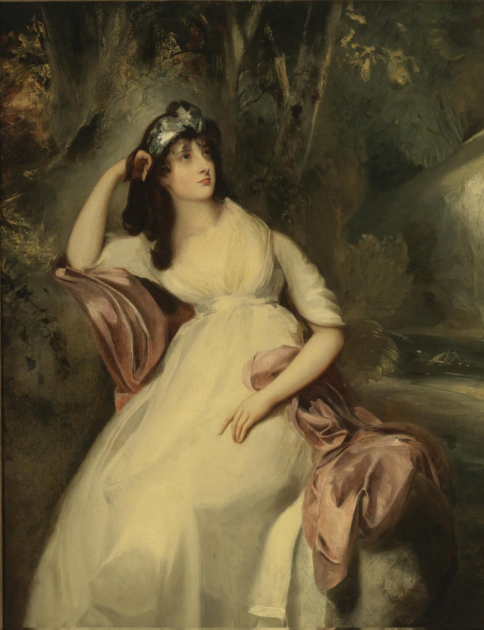 萨莉·西顿斯（Sally Siddons）肖像1775-1803 作者 托马斯·劳伦斯