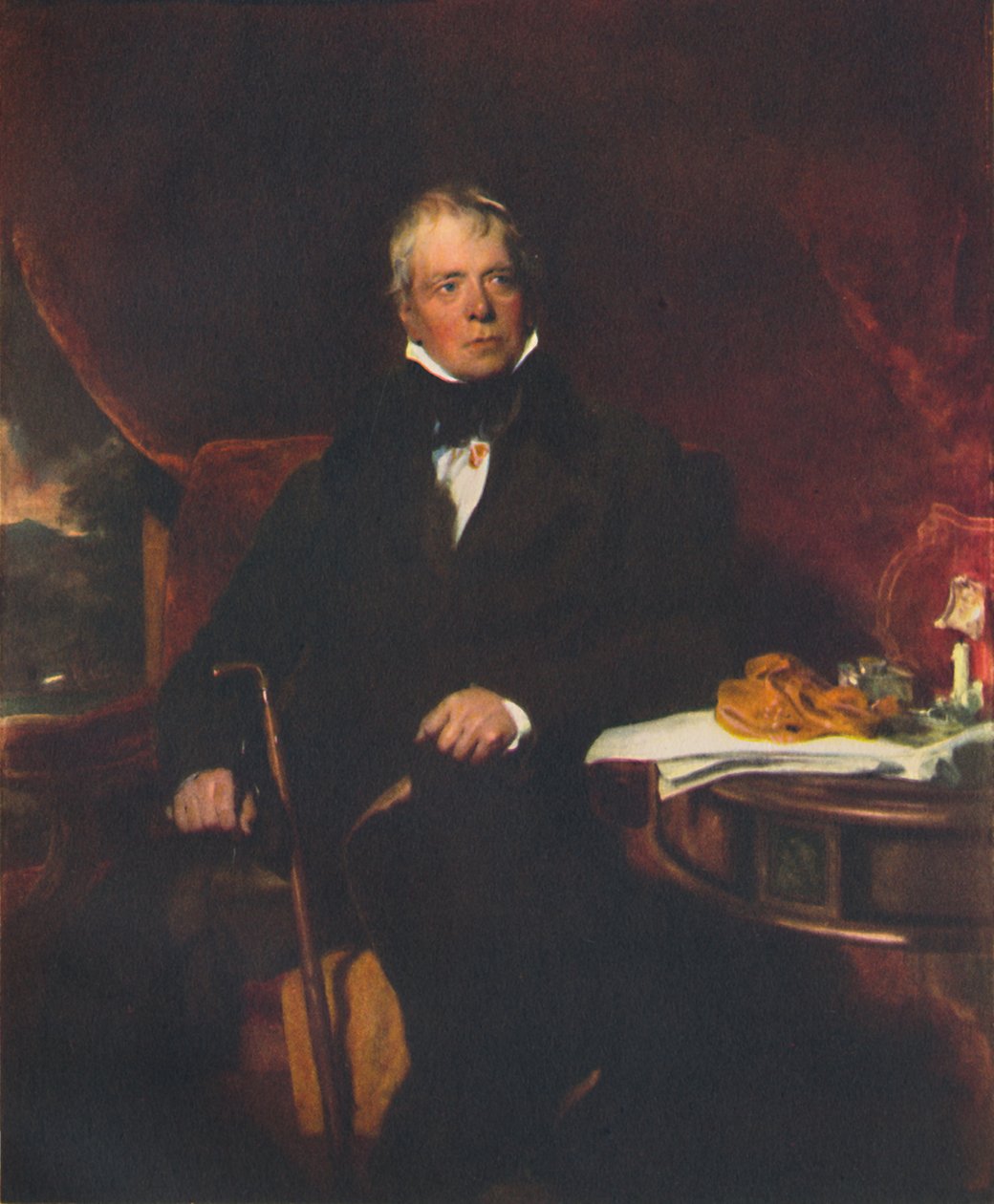 沃尔特·斯科特爵士（Sir Walter Scott），1771-1832年，1820-1826年，1942年。 作者 托马斯·劳伦斯