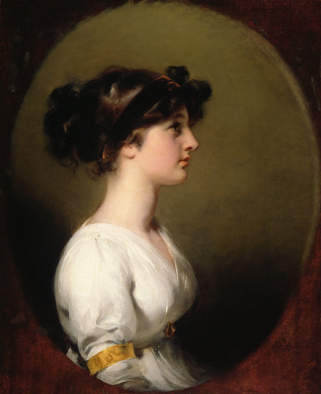 先生卡罗琳·阿普顿（Caroline Upton），约1800年 作者 托马斯·劳伦斯
