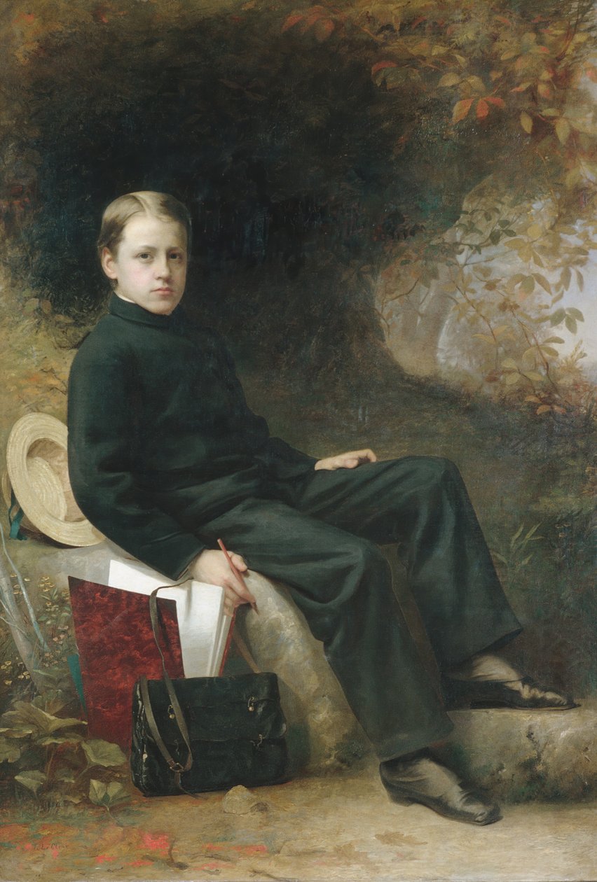 Amory Sibley Carhart, 约1860-65。 作者 托马斯·勒克莱尔