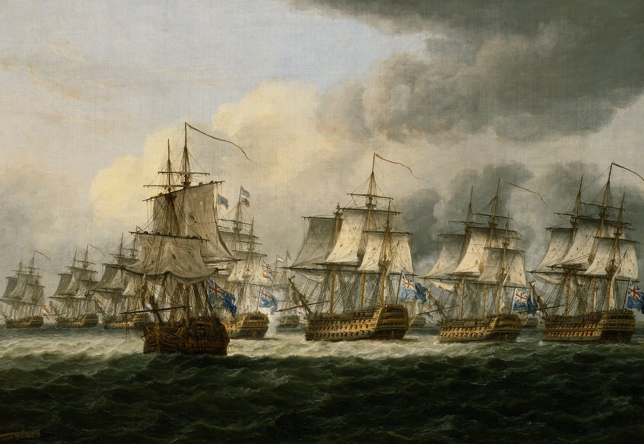 Doggerbank战役，1781年8月5日， 作者 托马斯·鲁尼
