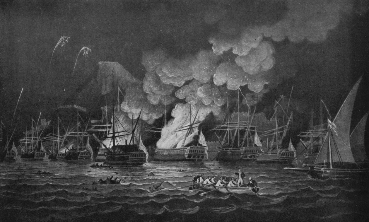 直布罗陀防御，大约1785年 作者 托马斯·鲁尼
