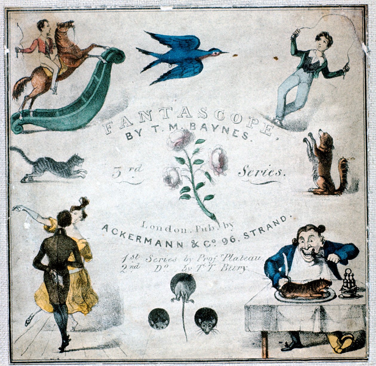 1833年的Fantascope说明手册。 作者 托马斯·曼·拜恩斯
