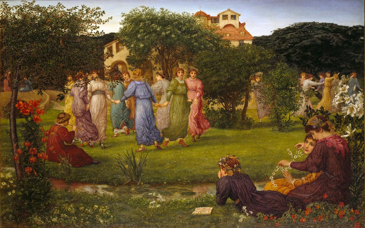 舞蹈女孩》，1882年 作者 托马斯·马修斯·鲁克