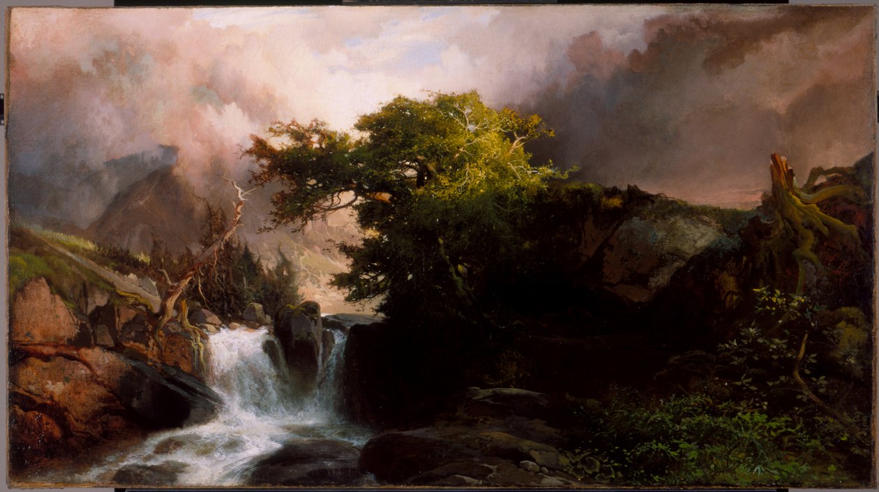 山流，1869年 作者 托马斯·莫兰
