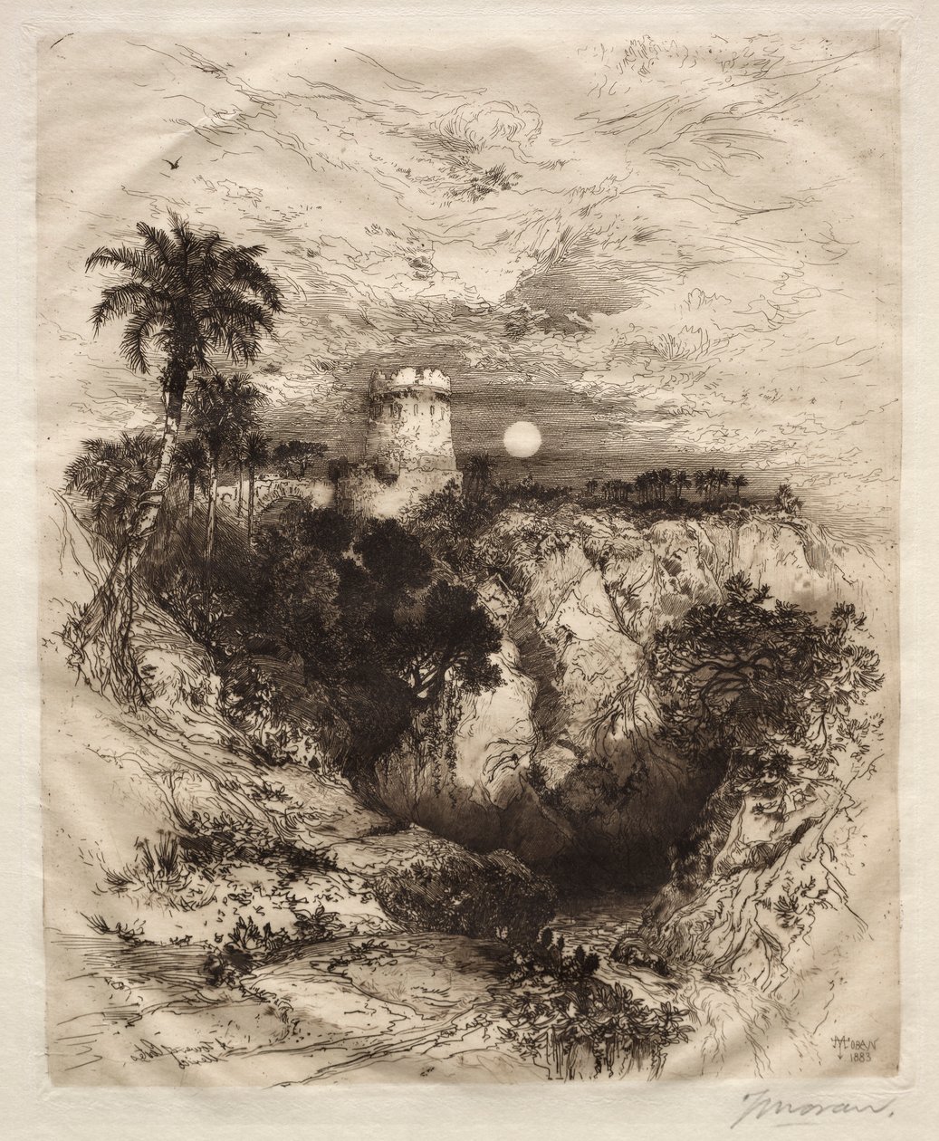 科尔特塔，1883年。 作者 托马斯·莫兰