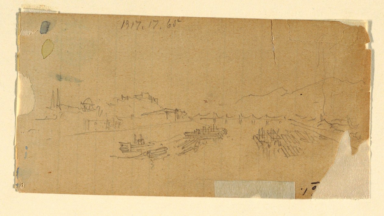 图画，泰顿山脉，从平原上看，1879 年 8 月 28 日 作者 托马斯·莫兰