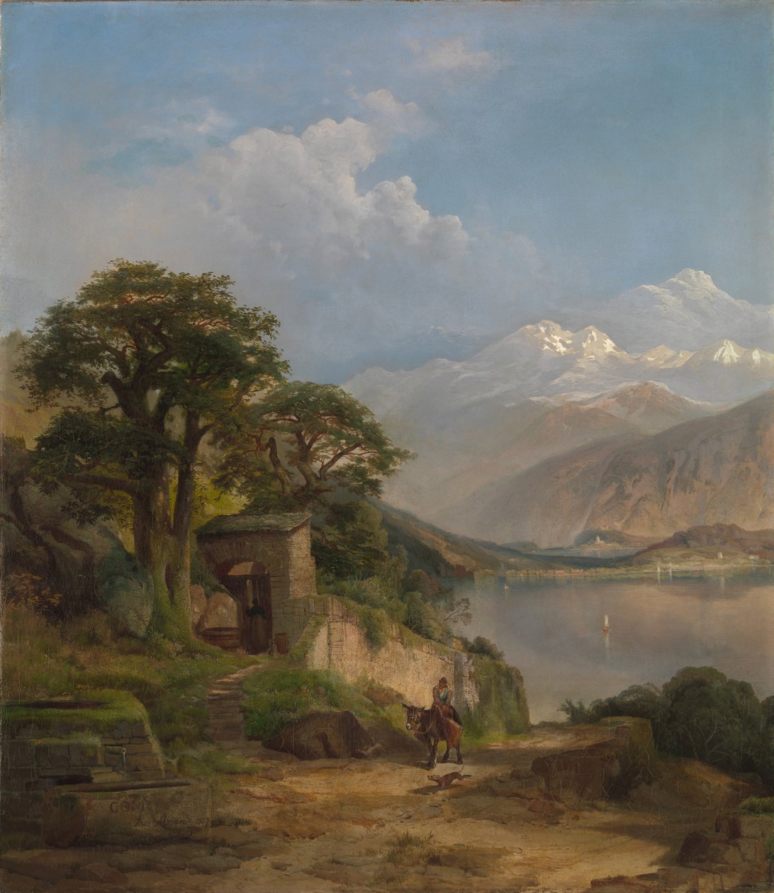 科莫湖，1867年 作者 托马斯·莫兰