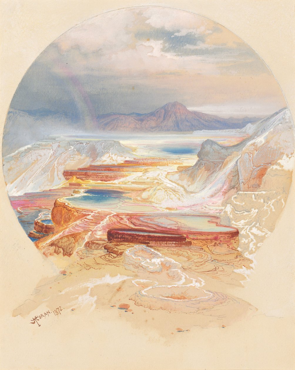 米纳瓦台，黄石公园 作者 托马斯·莫兰