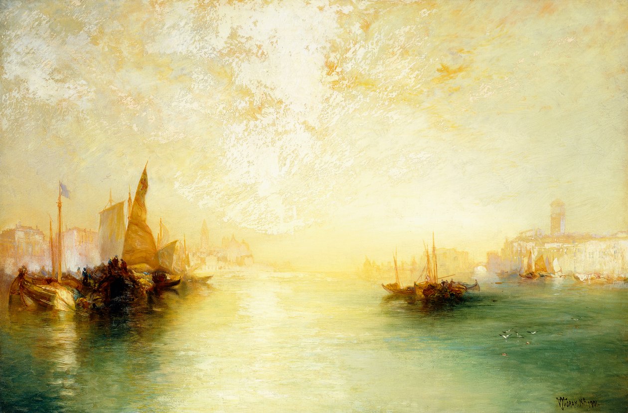 威尼斯，1909年 作者 托马斯·莫兰
