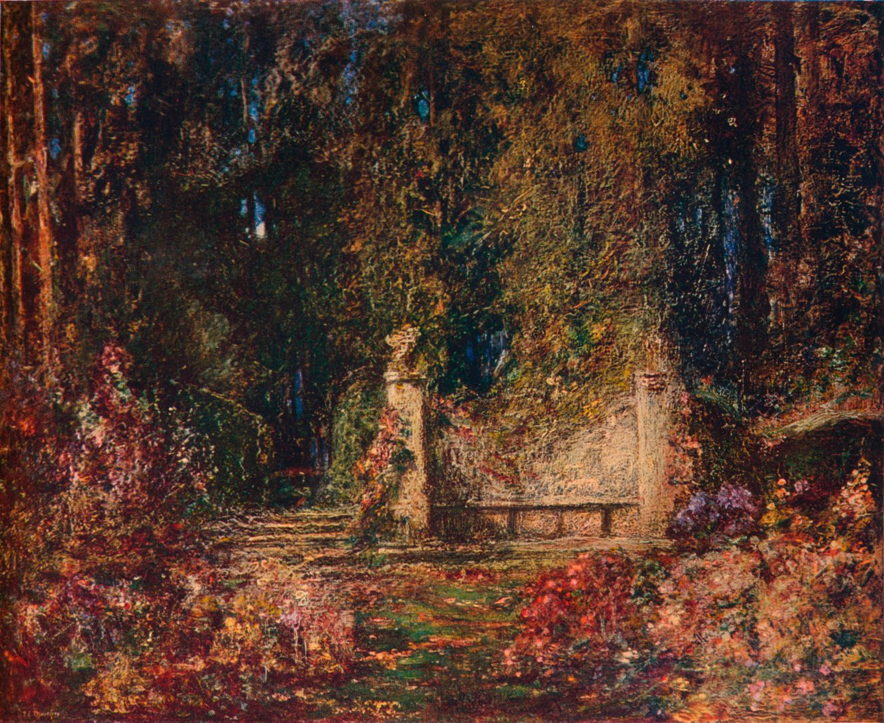 记忆的花园》，约1912年 作者 托马斯·莫斯廷