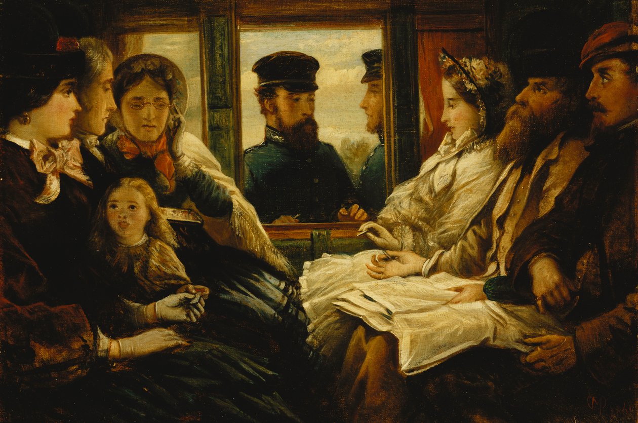 Traveling Present 1860“请购票”，1861年 作者 托马斯·穆斯格雷夫·乔伊