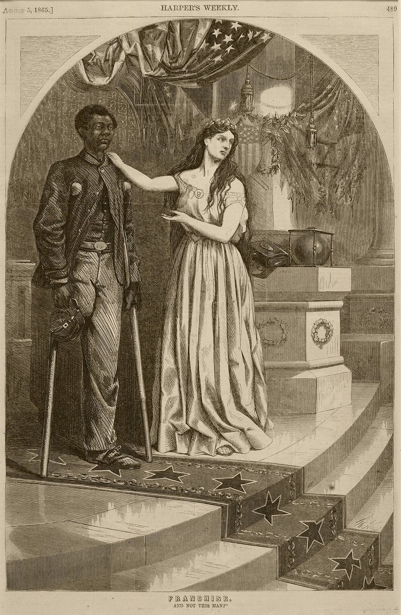 特许经营，来自Harper&39;s Weekly，1865年8月5日 作者 托马斯·纳斯特