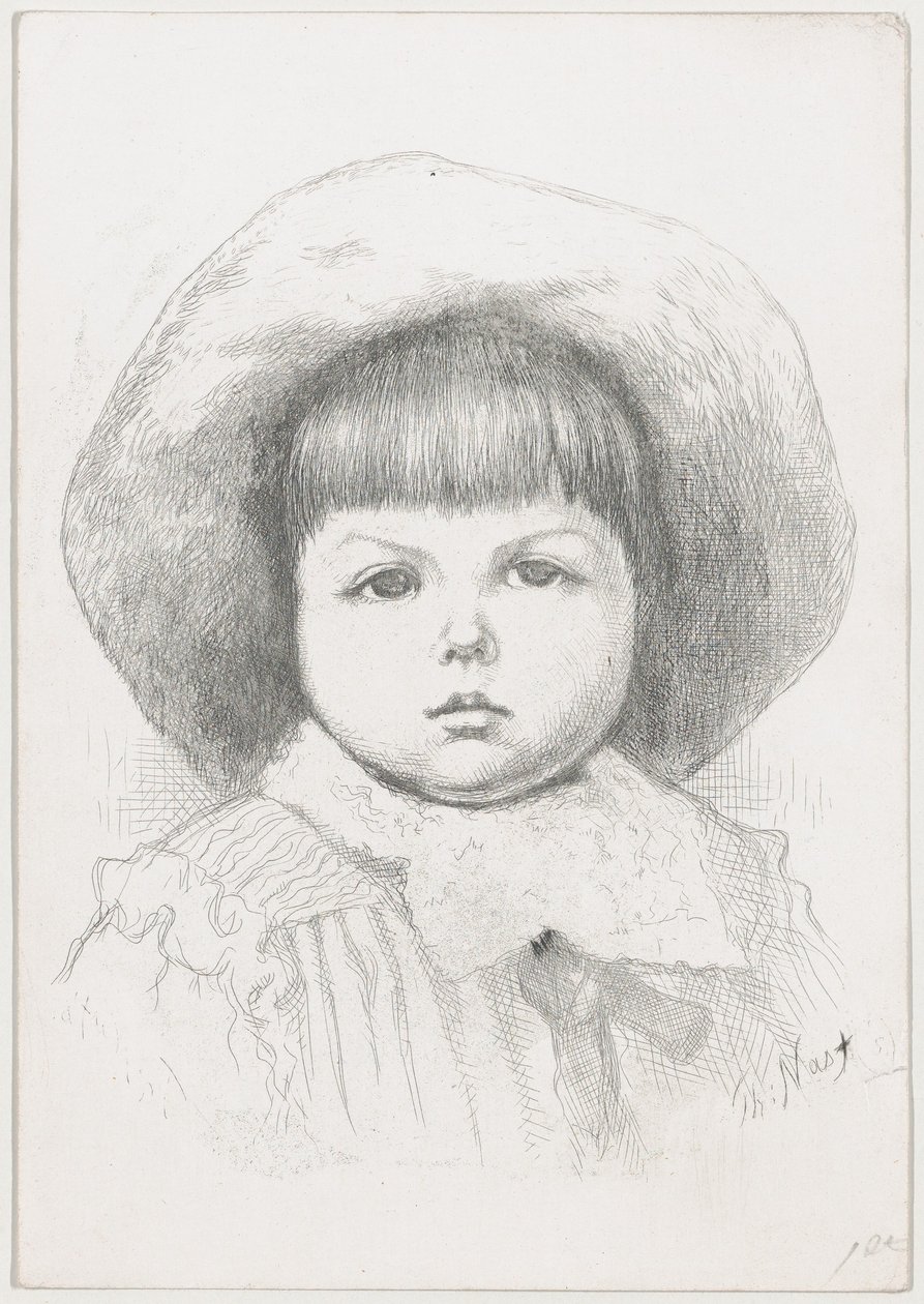 儿童画像西里尔-纳斯特，1879年后，1879年后。 作者 托马斯·纳斯特