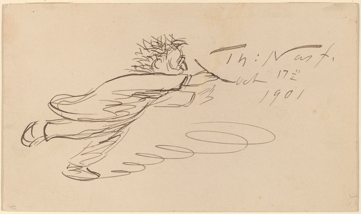 签名："TH.纳斯特，1901年10月17日" 作者 托马斯·纳斯特