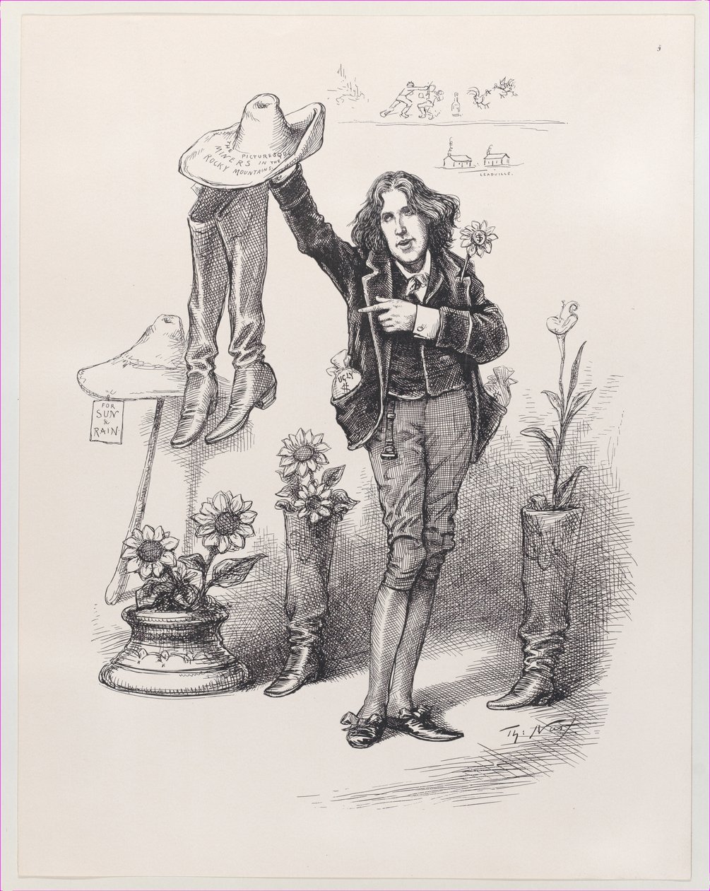Wilde on Us.Something To Live Up in America, June 10, 1882., June 10, 1882. 作者 托马斯·纳斯特