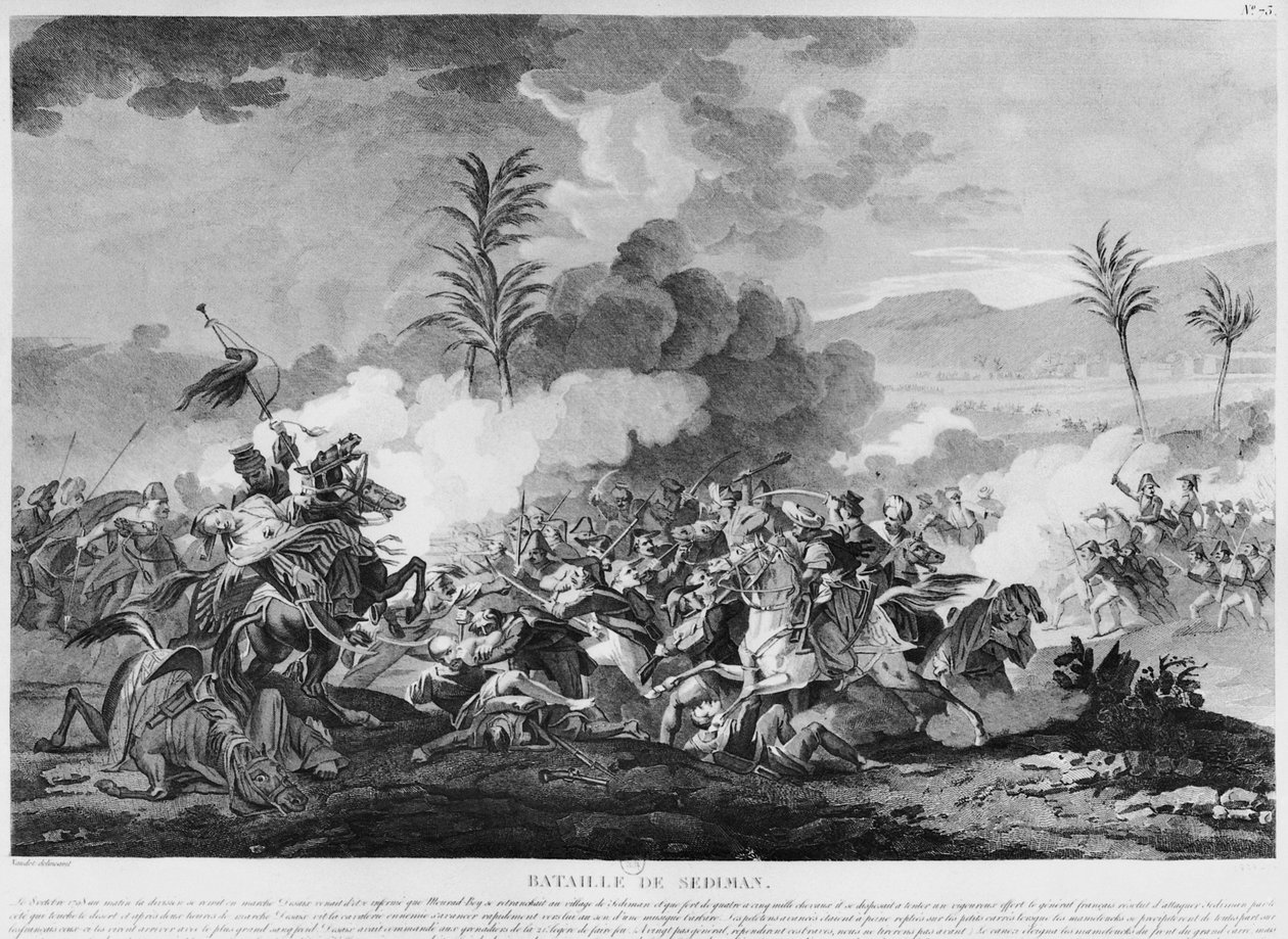 塞利曼战役于1798年10月8日 作者 托马斯·诺德（Thomas Naudet）