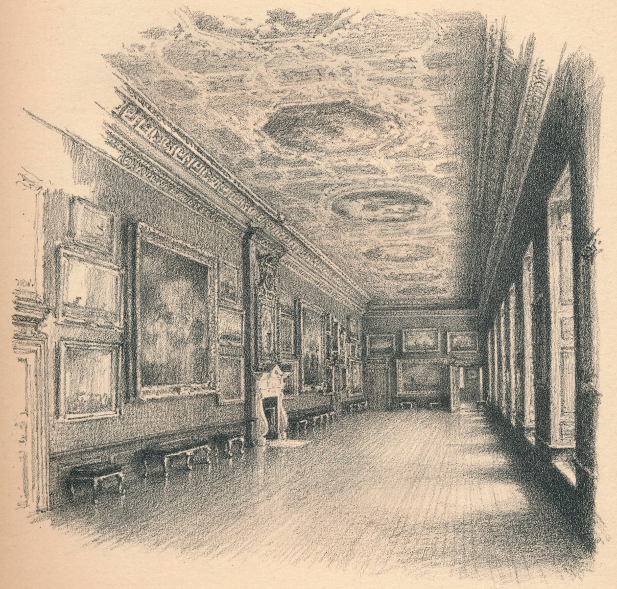 肯辛顿宫国王画廊，1902年 作者 托马斯·罗伯特·韦
