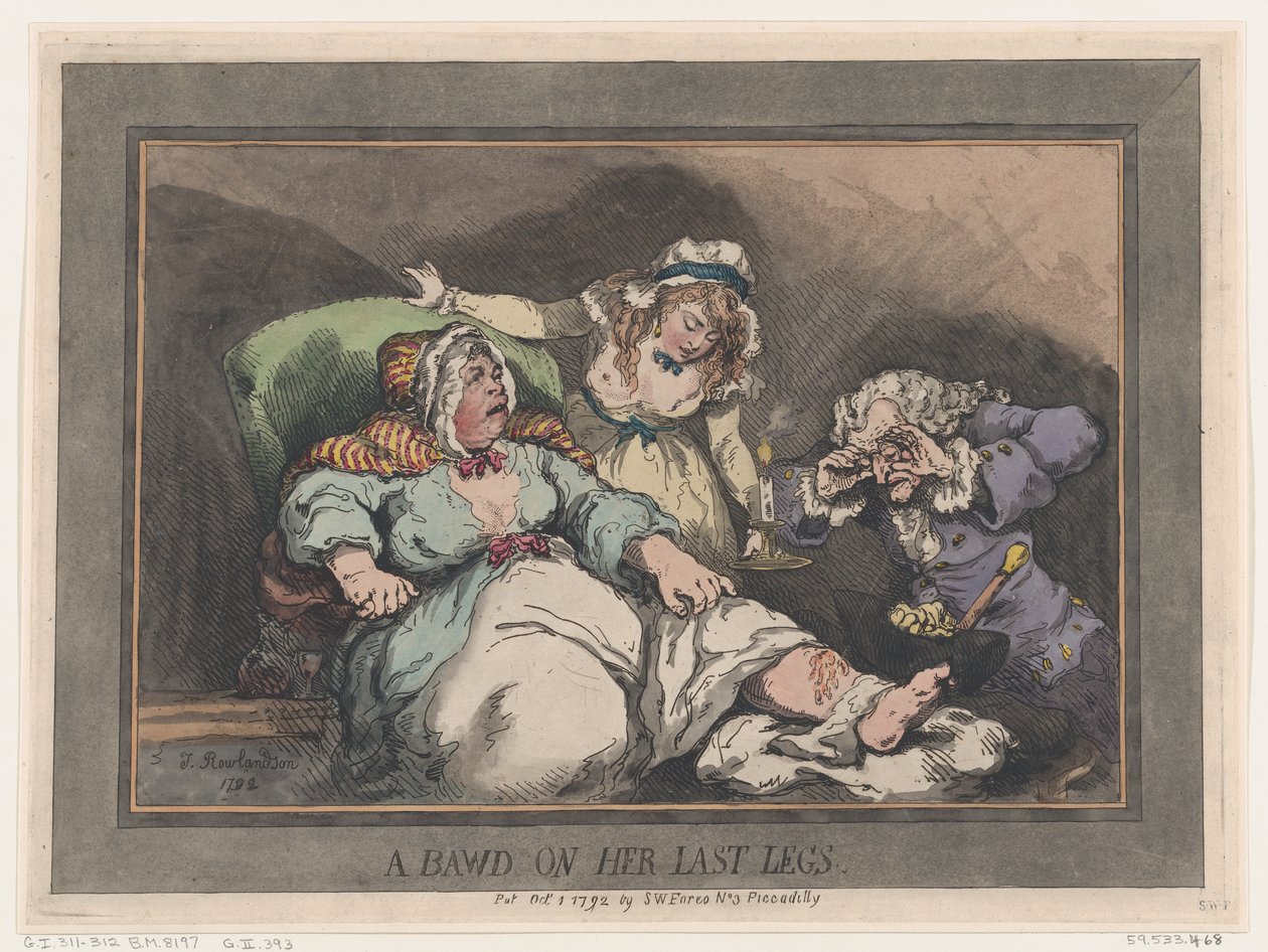 A Bawd on her Last Legs, October 1, 1792. , October 1, 1792. 作者 托马斯·罗兰森