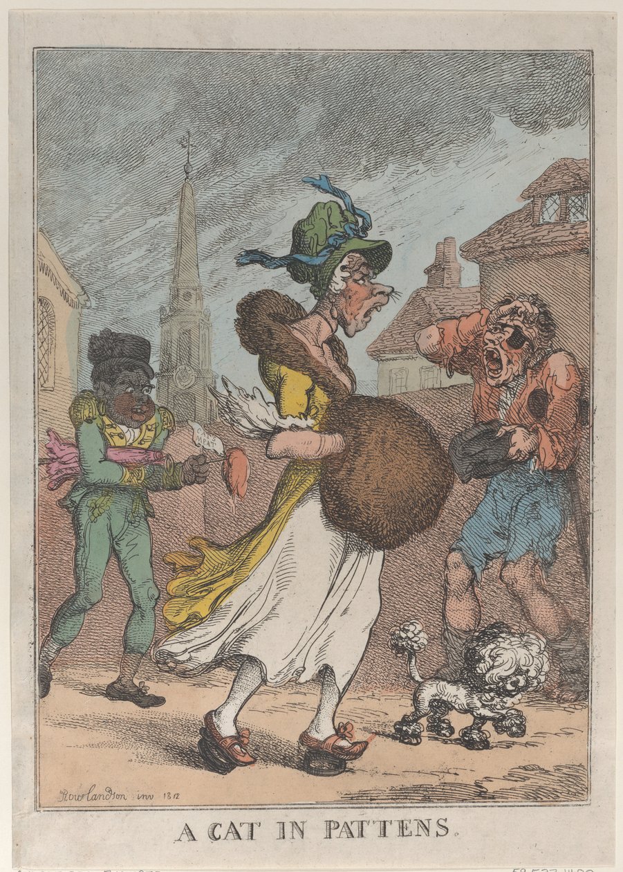 帕滕斯的一只猫，1812., 1812. 作者 托马斯·罗兰森