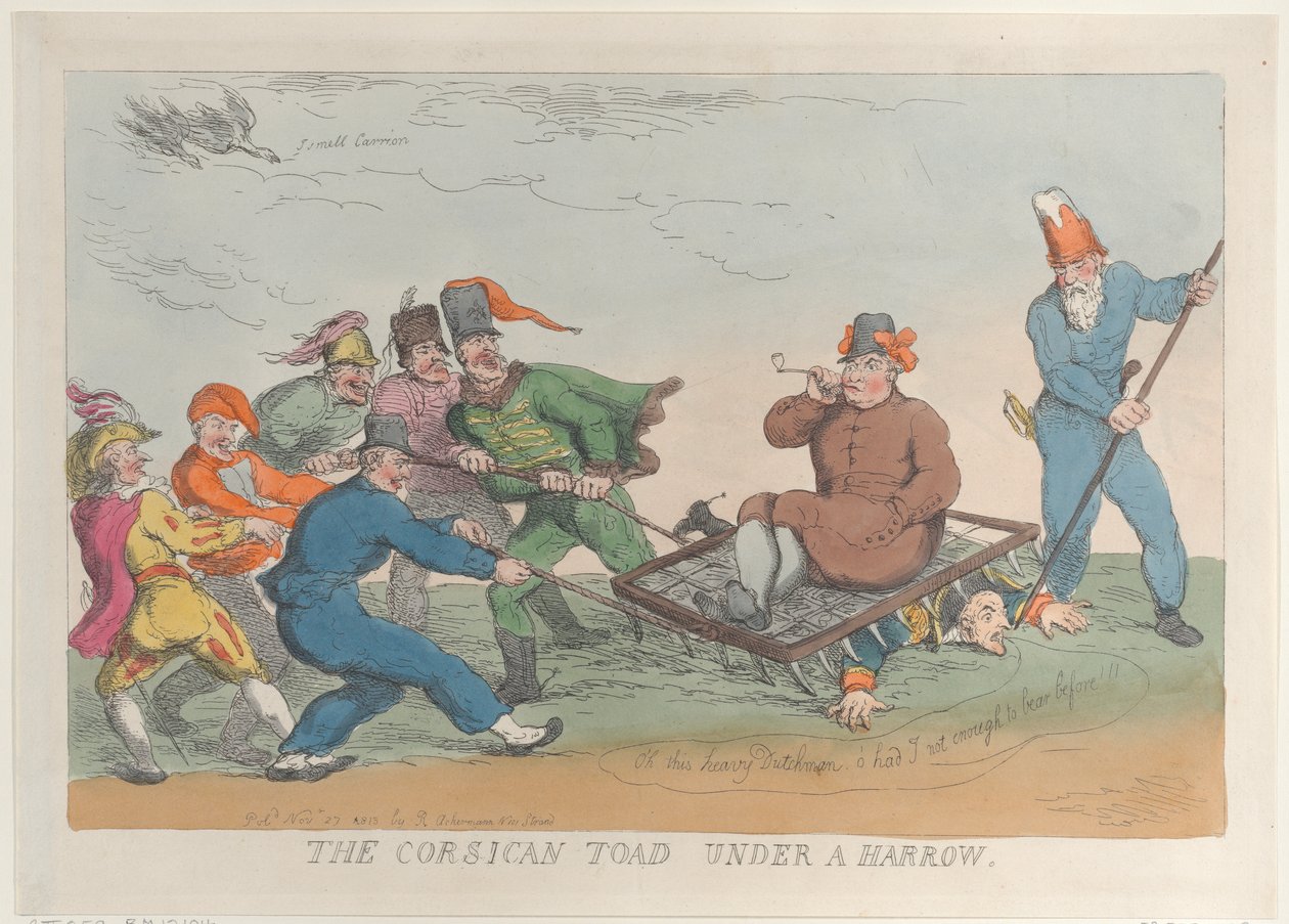 A Corsican Toad Under a Harrow, November 27, 1813. , November 27, 1813. 作者 托马斯·罗兰森