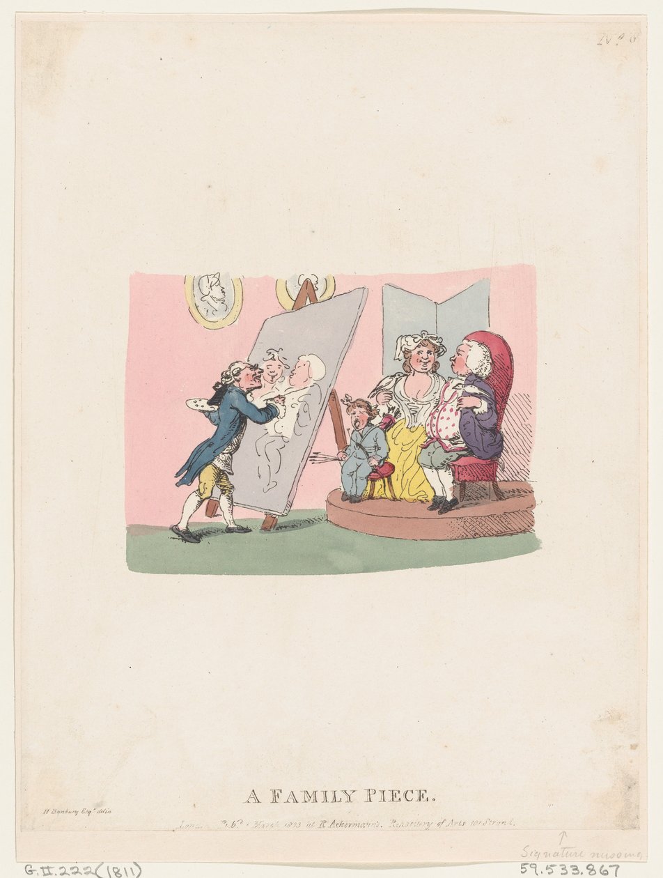 A Family Piece, published 1803 later reissue., published 1803 later reissue. 作者 托马斯·罗兰森