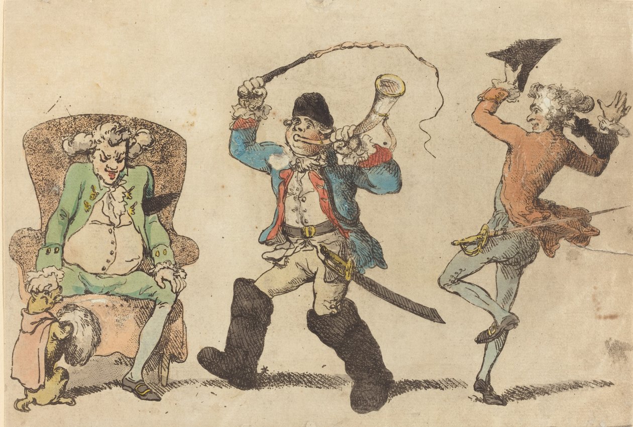 1788年11月，一个法国人。 作者 托马斯·罗兰森