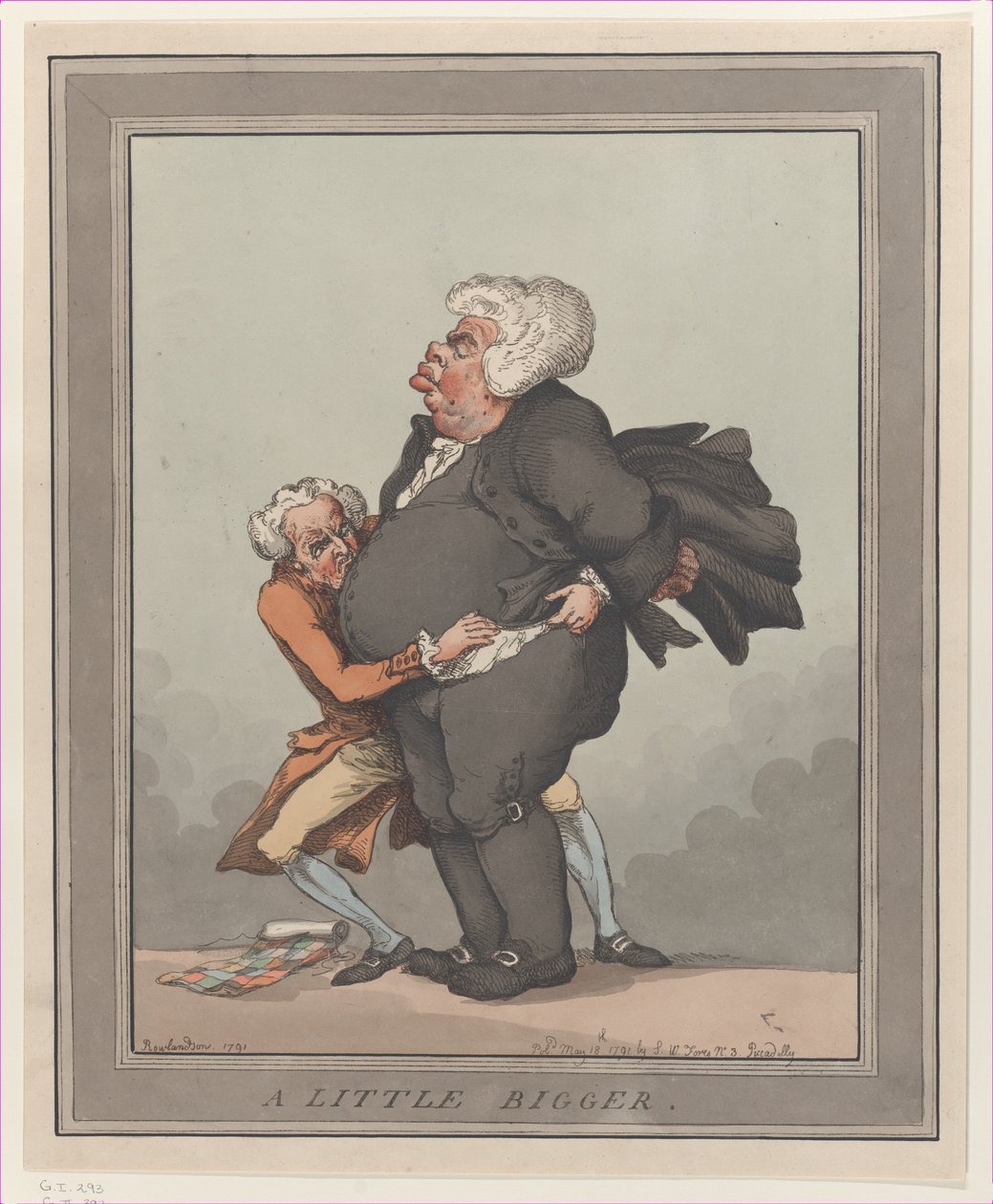 A Little Bigger, May 18, 1791., May 18, 1791. 作者 托马斯·罗兰森