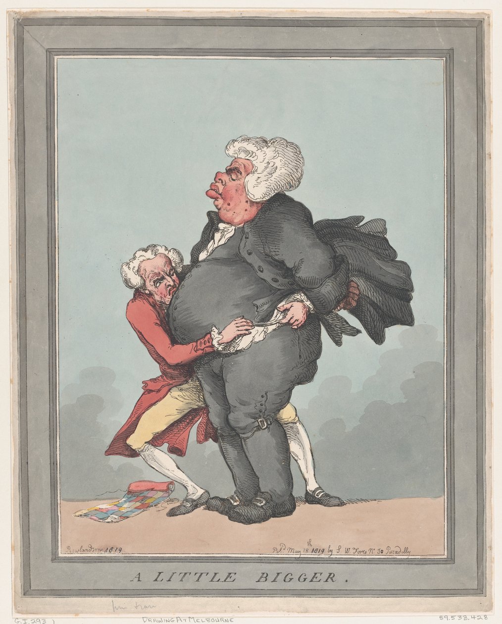 A Little Bigger, May 18, 1819., May 18, 1819. 作者 托马斯·罗兰森