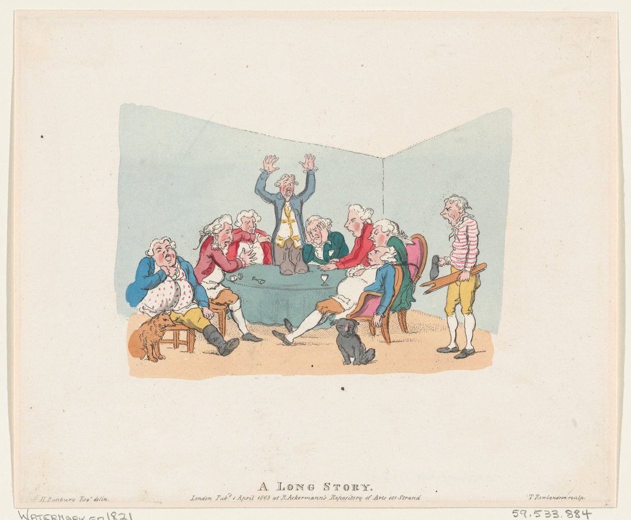 一个漫长的故事，1803年在1821年后重新发行。 作者 托马斯·罗兰森