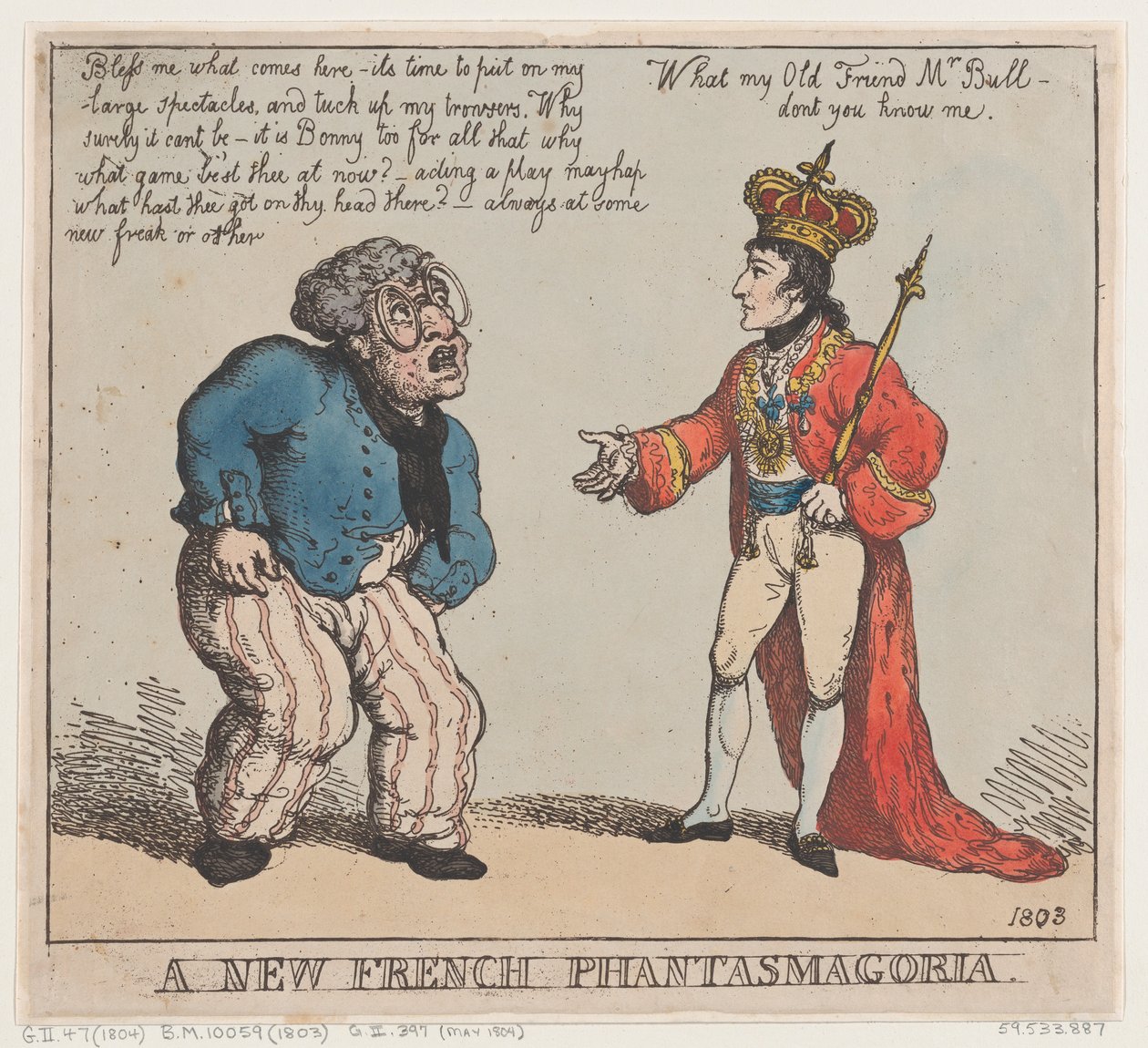 一个新的法国幻影，1803., 1803. 作者 托马斯·罗兰森
