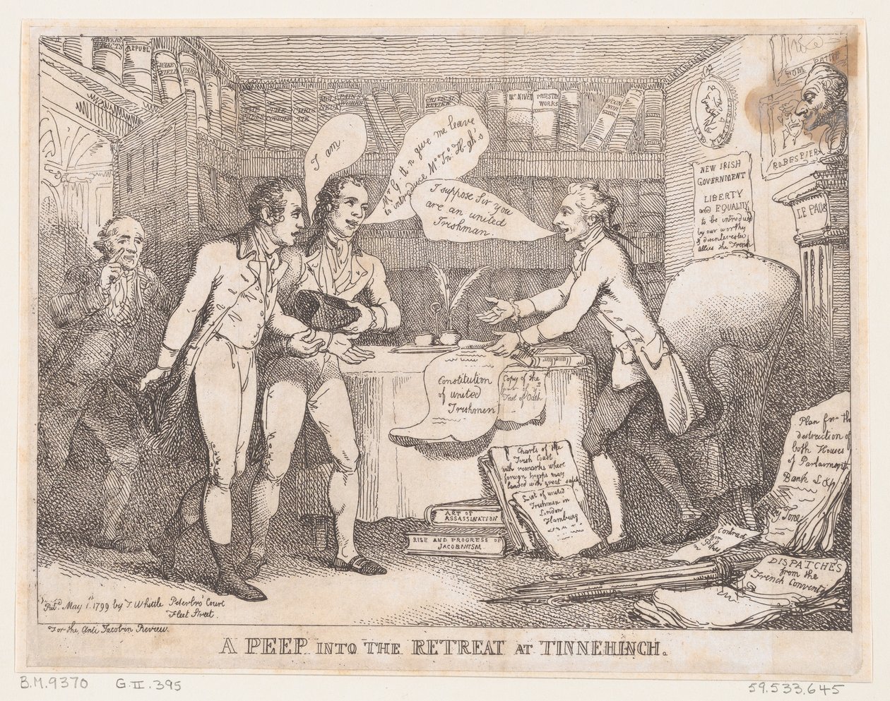 A Peep into the Retreat at Tinnechurch United Irish, May 1, 1799., May 1, 1799. 作者 托马斯·罗兰森