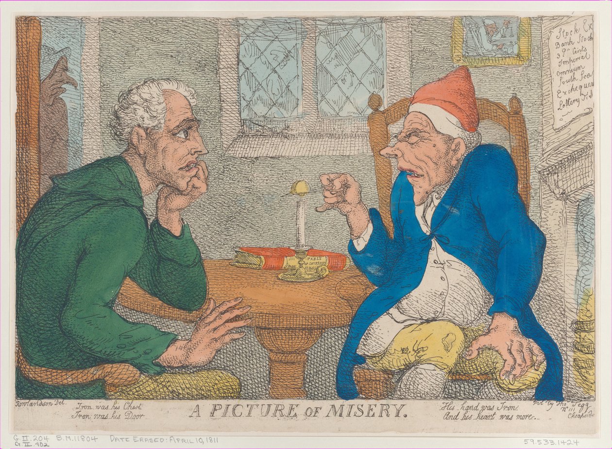 A Picture of Misery, April 10, 1811., April 10, 1811. 作者 托马斯·罗兰森