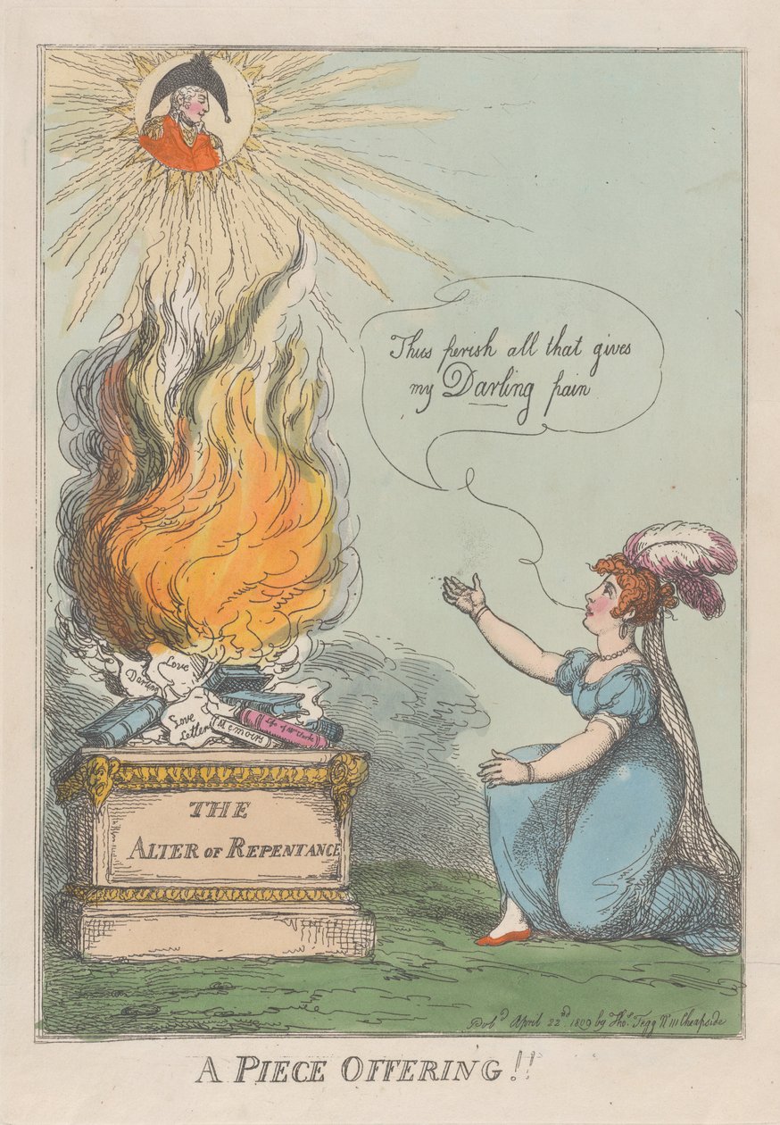 一块献上！!Memoirs, Life, Letters &c. of M. A. Clarke, April 22, 1809., April 22, 1809. 作者 托马斯·罗兰森