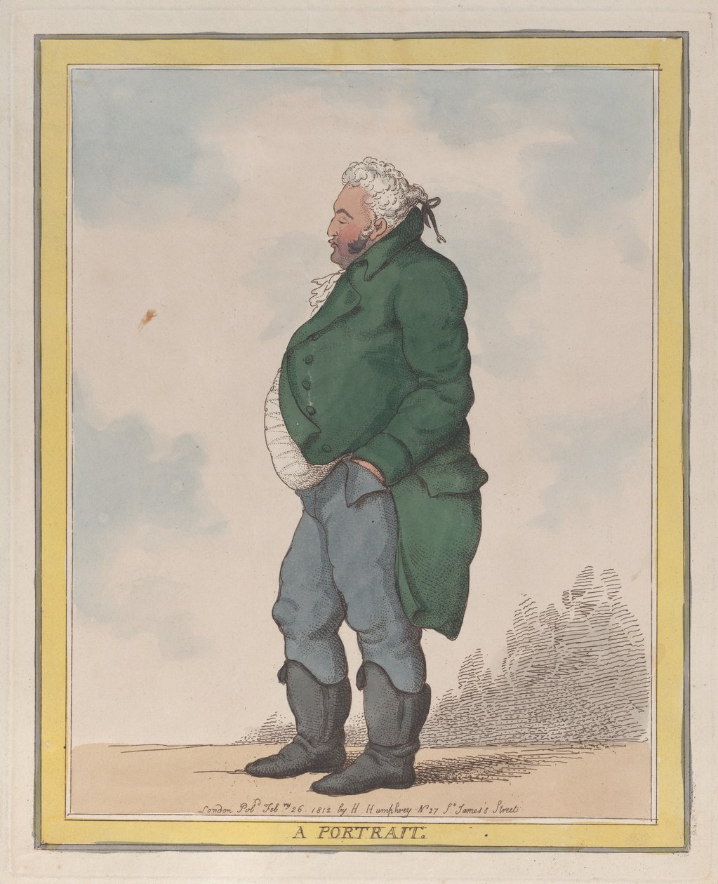 A Portrait George, 3rd Earl of Pomfret, February 26, 1812., February 26, 1812. 作者 托马斯·罗兰森