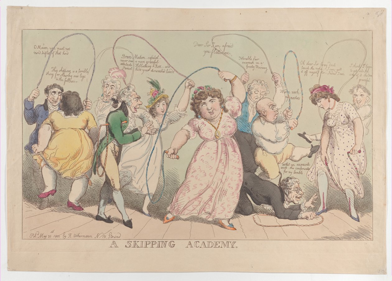 A Skipping Academy, May 20, 1800., May 20, 1800. 作者 托马斯·罗兰森