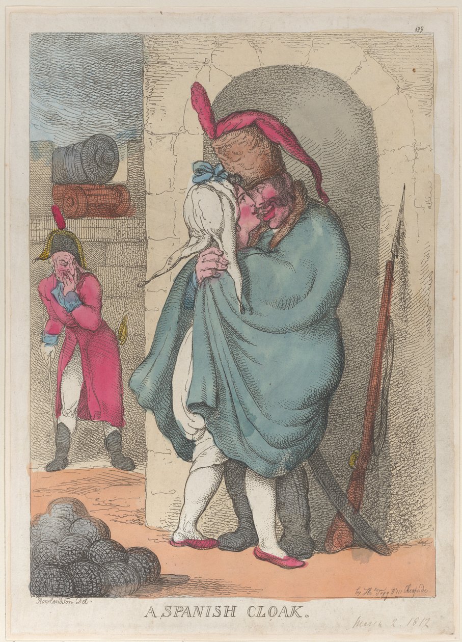 A Spanish Cloak, March 2, 1812., March 2, 1812. 作者 托马斯·罗兰森