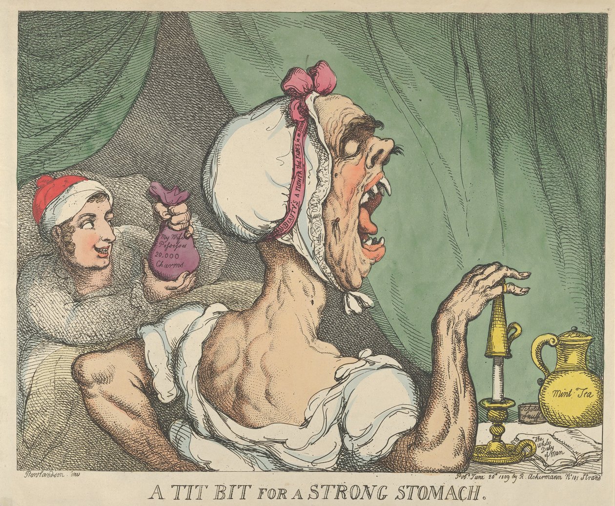A Tit Bit for a Strong Stomach, June 20, 1809., June 20, 1809. 作者 托马斯·罗兰森