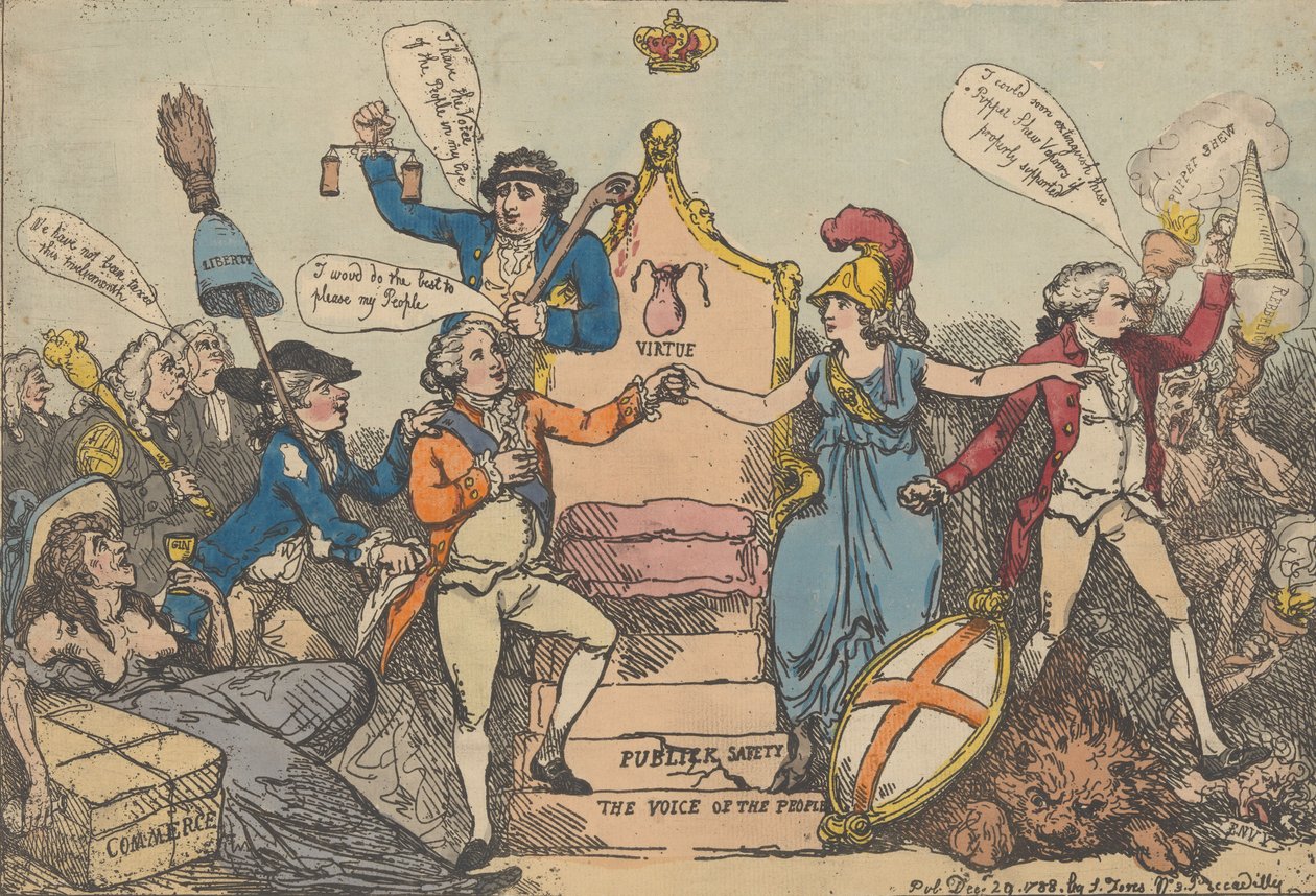 A Touch on the Times, December 29, 1788. ，1788年12月29日。 作者 托马斯·罗兰森