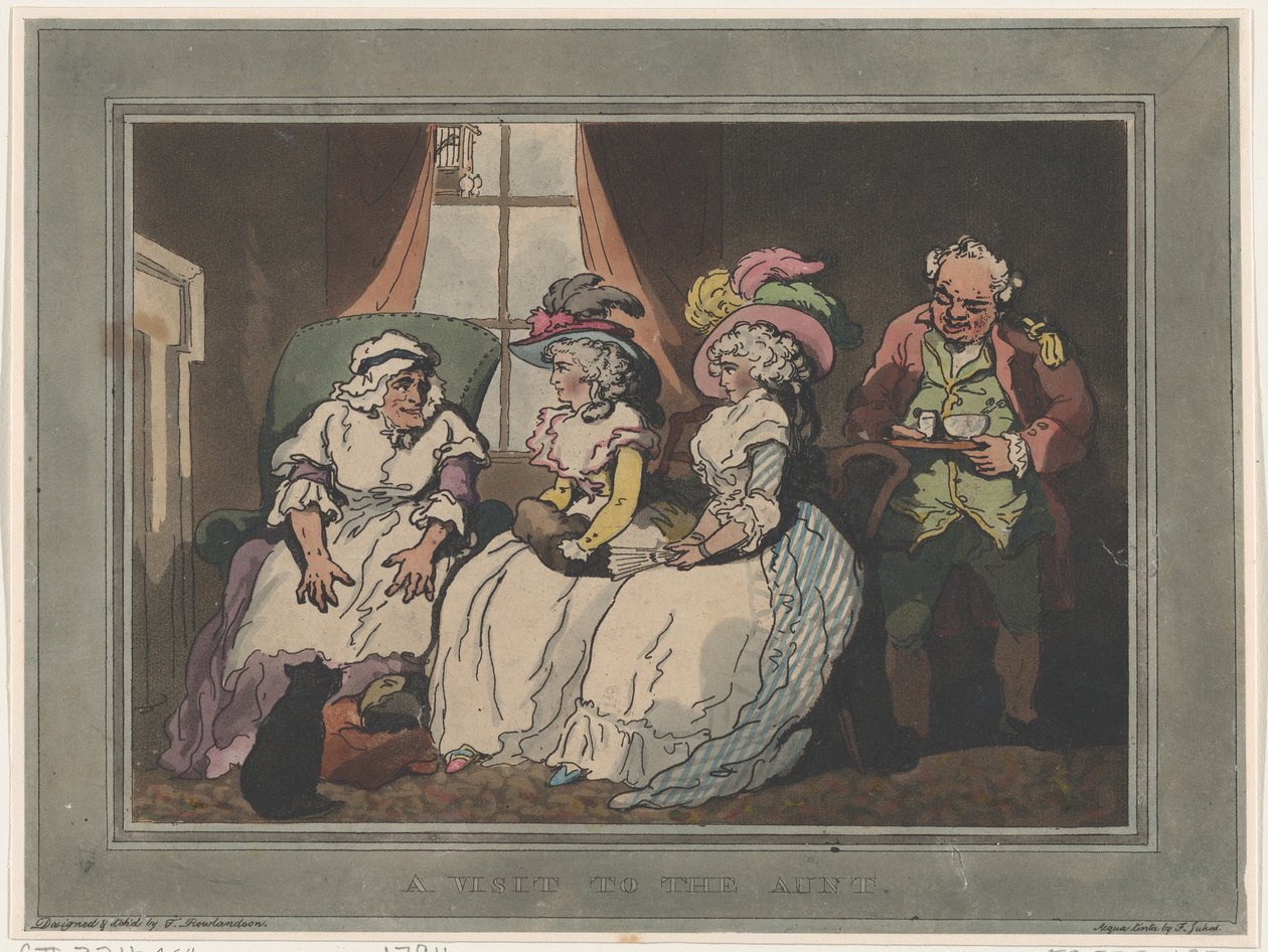 A Visit to the Aunt, December 20, 1794., December 20, 1794 作者 托马斯·罗兰森